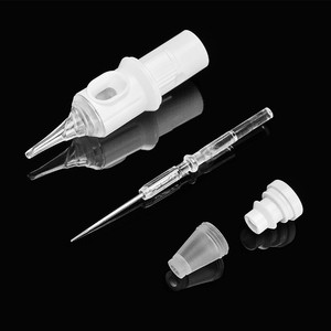 Aiguilles de cartouche PMU stériles en acier inoxydable 316, aiguilles de tatouage jetables à membrane pour machine à sourcils - Product Image 5