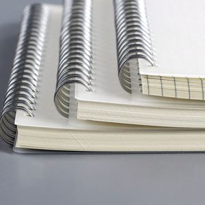 Wj6877 Customized Wholesale A6/A5/B5 Horizontal/Grid/<b>Blank</b> Inner Frosted Transparent Pp Coil <b>Notebook</b> - Product Image 3