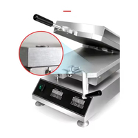 Machine à crêpes fossile de calmar de crevettes de fruits de mer électrique commerciale retournant la machine à crevettes de vapeur de fabricant de tarte de fruits de mer de 2.8kW 220V