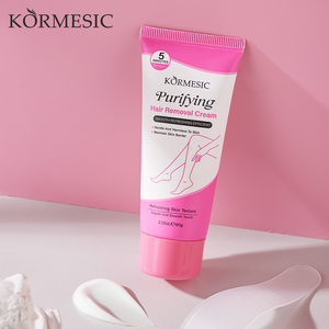 Crema depilatoria purificante KORMESIC con certificación Bpom, 60g, natural, orgánica, cuidado suave de la piel, depilación rápida para piernas, suave. - Product Image 2