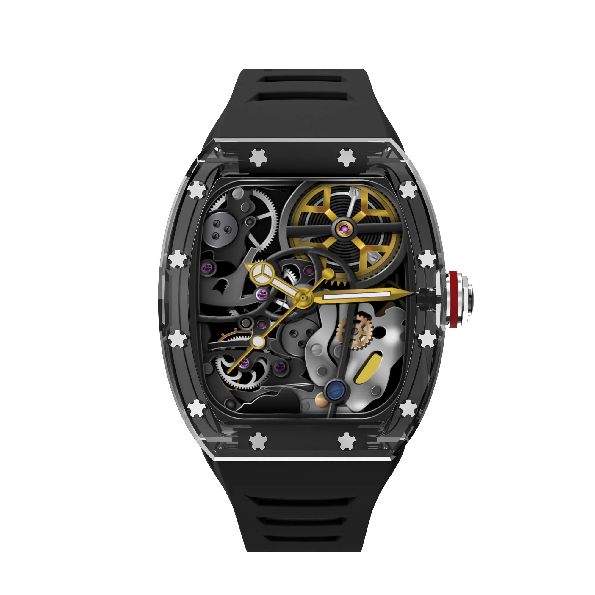 2023 Nieuwe Smart Watch Yd5 Barrel Richard Nfc Gedifferentieerde Luxe Horloge Voor Mannen En Vrouwen