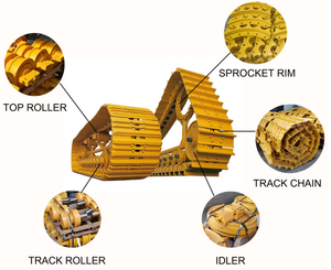 Cadena de oruga <span class=keywords><strong>PC200</strong></span> SK200 R210, conjunto de eslabones de cadena de oruga completamente nuevo, piezas del tren de rodaje de excavadora SH200 ZAX200 EX200 - Product Image 6