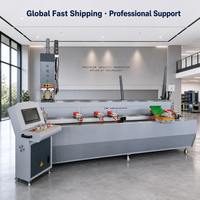 Máquina Perforadora de Alta Precisión CNC para Bisagras de Ventanas y Puertas de Aleación de Aluminio con Control PLC, Repuestos para Máquina de Perforación y Fresado