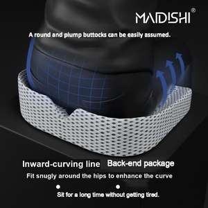 وسادة مقعد مثلثة الشكل من إسفنج الذاكرة المنسوج من ماركة MAIDISHI WJ-287، وسادة مريحة للظهر للاستخدام في السيارة وغرفة النوم لتخفيف آلام العصعص - Product Image 6