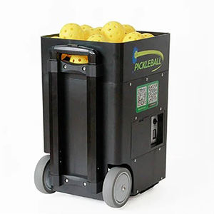 Machine de pickleball d'entraînement télécommandée, petite machine de lancer avec système de retour de balles en polyester, équipement de pickleball avec filet - Product Image 3