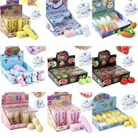 Nouveaux 11 styles de jouets à presser en forme d'aliments croustillants (beurre, cacahuète, savon, tomate), faits à la main, prix d'usine, vente en gros