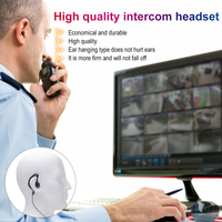 E001 Push to Talk Eads Walkie Talkie Baofeng Uv-5r Pro Headset Nirkabel untuk Radio Dua Arah H332