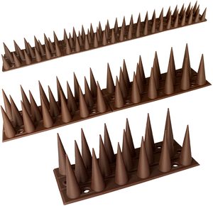 12 pièces/boîte clôture mur <span class=keywords><strong>Anti</strong></span> escalade en plastique chat oiseau dissuasion pointes 35MM hauteur - Product Image 1