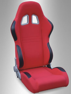 Bán hàng nóng đua ghế thoải mái vải với duy nhất adjustor và reclinable PVC Chất liệu xô ghế - Product Image 4