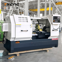 Mesin Bubut CNC Horizontal Murah Diameter Putaran Tunggal 630mm Presisi CK6163 Pusat Pembubutan Logam 105 Lubang Spindel
