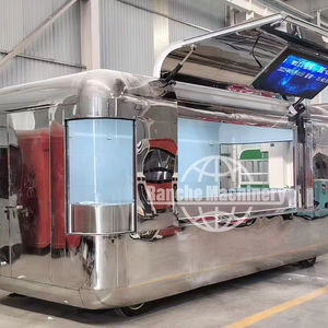 Petite remorque de restauration rapide mobile avec machines à snacks, construction en acier inoxydable et caractéristiques anti-rouille - Product Image 1