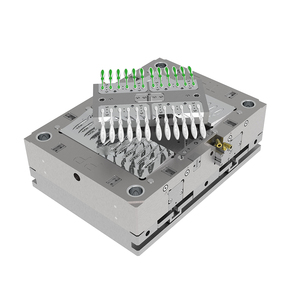 Bàn chải đánh răng khuôn quay trục 12 + 12 khoang lạnh Runner Hot Runner Khuôn Ép Nhựa Bàn chải đánh răng xử lý khuôn - Product Image 1