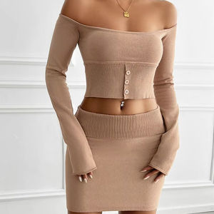 महिलाओं की सुरुचिपूर्ण औपचारिक मिनी स्कर्ट बॉडीकॉन शाम का गाउन और प्रोम ड्रेस लंबे कर्व स्कर्ट पार्टी की महिला की शाम का गाउन - Product Image 1