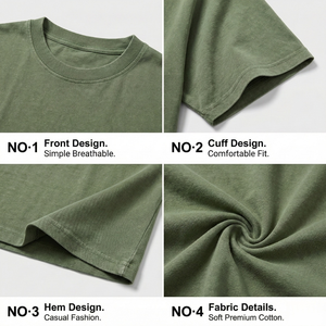 Fournisseur en gros de t-shirts pour hommes en coton 100% de 220 g/m², lourds, surdimensionnés, amples, à col rond, à manches courtes, pour l'été - Product Image 2