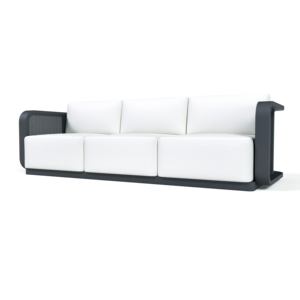 Set Divano da <span class=keywords><strong>Giardino</strong></span> Moderno in Lega di Alluminio e Corda, Impermeabile, Durevole, ad Asciugatura Rapida, Colore Personalizzabile, Arredamento da Esterno - Product Image 2