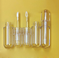 Conteneur d'huile à lèvres transparent miniature de 3 ml, tube vide pour gloss à lèvres, emballage pour marque cosmétique