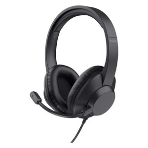 Auriculares con micrófono filo Ayda Max USB Negro 25461 - Product Image 1