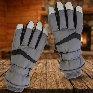 Guantes de Snowboard Resistentes al Agua con Pantalla Táctil, Cálidos, de Terciopelo, Resistentes al Viento, con Bolsillo Oculto, Unisex para Invierno - Product Image 4