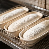 Banneton ovale en rotin sans éclats, design professionnel, directement de l'usine, pour boulangeries commerciales et vente au détail