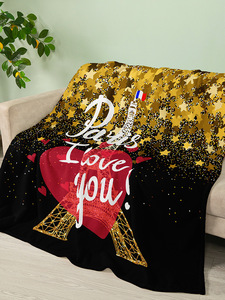 Tùy Chỉnh Kỹ Thuật Số In 100% Polyester Flannel Lông Cừu Ném Đan Tăng Thiết Kế Cho Valentine Của Ngày Cưới Ấm Chăn Cho Cuộc Sống - Product Image 3