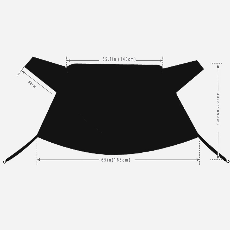Lunette arrière avec deux oreilles
