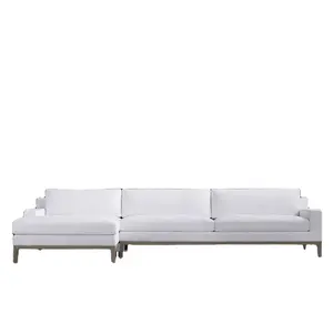 FERLY ODM OEM ensemble de canapés sectionnels de salon en tissu personnalisé meubles de salon d'intérieur canapé sectionnel en velours côtelé