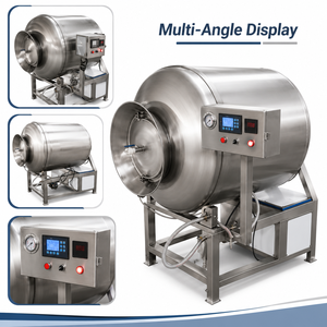 Máquina de Amasado y Marinado al Vacío de Acero Inoxidable de Grado Alimenticio para Aves y Carne de Res - Product Image 5