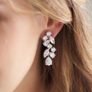 Orecchini Pendenti con Nappine Lunghe e Petali per Donne, Accessori Moda Semplici per Uso Quotidiano - Product Image 1