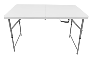 Pátio de plástico ao ar livre dobrável em meia mesa cadeiras mesa de plástico de 4 5 6 pés - Product Image 3