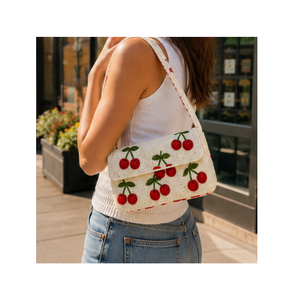 Elegant Women <b>Beaded</b> Shoulder Bag Stylish Fashion <b>Handbag</b> for Party Wedding Evening Events and Daily Use - Product Image 1