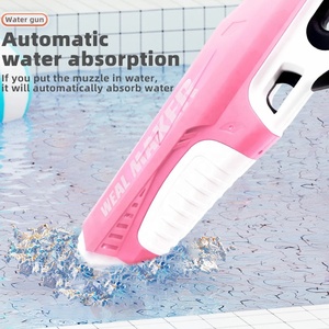 Pistolet à eau électrique à recharge automatique pour adultes et enfants, idéal pour les combats aquatiques estivaux en plein air, à la plage, à la piscine ou dans la cour. - Product Image 4
