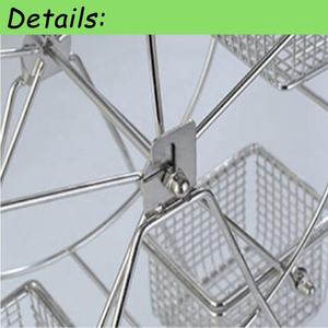 Soporte <span class=keywords><strong>de</strong></span> Metal para freír patatas fritas, estante giratorio para Noria, fiestas, pasteles, magdalenas, soporte <span class=keywords><strong>de</strong></span> almacenamiento, expositor <span class=keywords><strong>de</strong></span> pollo - Product Image 3