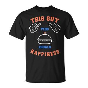 T-shirt promotionnel « This Guy » : Le concept du bonheur culinaire avec cheeseburger et bacon burger - Product Image 1