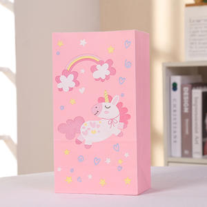 Vente en gros bon marché Mini emballage écologique de bonbons artisanaux Sac cadeau de <span class=keywords><strong>mariage</strong></span> personnalisé en papier pour fête d'anniversaire Gavor Goodie pour enfants - Product Image 3