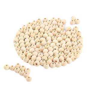 Espaciador sin terminar de varios tamaños, cuentas de madera Natural, pulsera, accesorios de joyería - Product Image 1