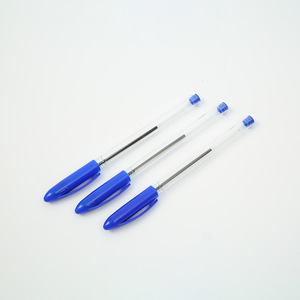 Stylos à bille en gros - Stylos promotionnels bon marché, transparents, pour l'école, le bureau, fournisseur de stylos en plastique en vrac - Product Image 4