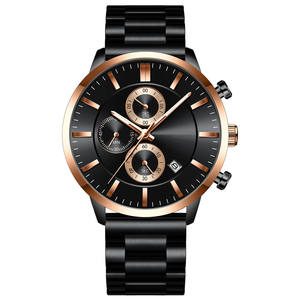 Offre Spéciale mode personnalisée Simple mode hommes <span class=keywords><strong>Chrono</strong></span> montre japon Quartz montre en acier inoxydable montres de luxe en gros - Product Image 3