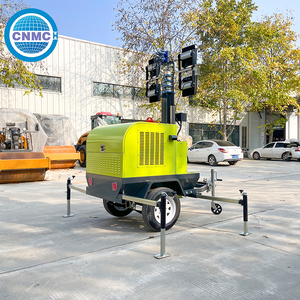 Generatore <span class=keywords><strong>Diesel</strong></span> Mobile ha alimentato il rimorchio della torre della luce per l'illuminazione esterna di emergenza del cantiere ed il lavoro di notte - Product Image 2