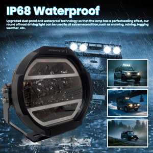 Faro LED Ausiliario 4WD per Silverado Tacoma Van Super Luminoso <span class=keywords><strong>7</strong></span> Pollici Faro LED Fuoristrada per Camion - Product Image 5