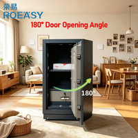 Caja Fuerte Resistente ROEASY, a Prueba de Fuego, con Cerradura Mecánica Manual, Antirrobo, para Hogar y Oficina