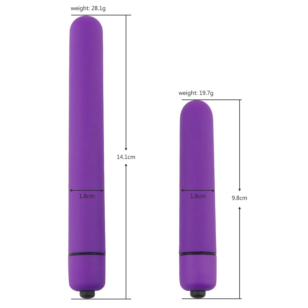 Caja personalizada gratis-Mini vibrador en forma de bala vibrador de 10 velocidades masajeador de punto G a prueba de agua masajeador femenino productos para adultos