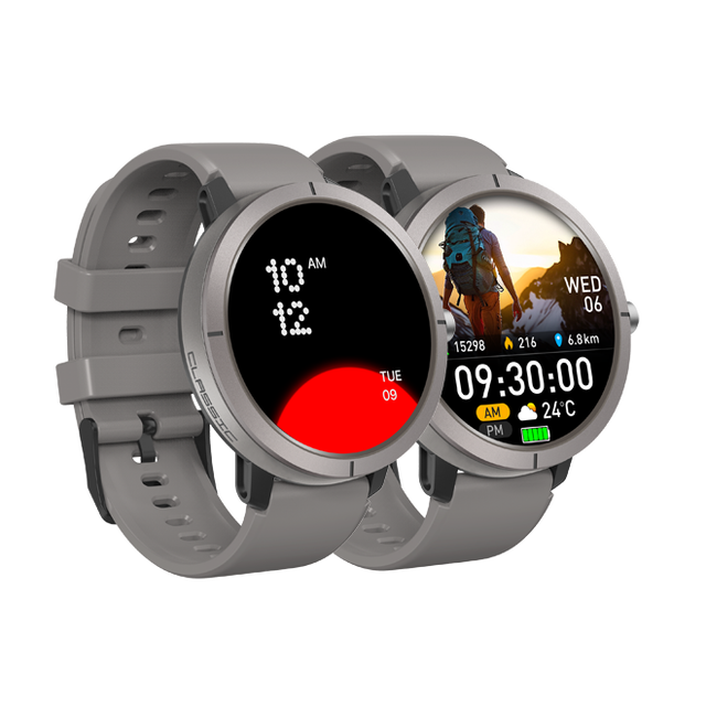 2026 AMOLED 1.32 Inch Sport Smart Watch GPS 5ATM Water Resistance Watches Air Pressure Altitude Compass for Men Women Smartwatch