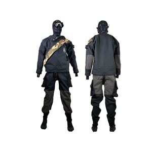 Traje de Neopreno para <span class=keywords><strong>Hombre</strong></span>, Reutilizable, Portátil, de 3 mm de Grosor, Impermeable, Transpirable, de 3 Capas, para Buceo, Kayak, Remo, Surf, Agua Fría - Product Image 4