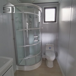 Portátil 20 pies 30 pies 40 pies expandible prefabricado casa plana impermeable Panel sándwich sala de estar buenos precios - Product Image 4