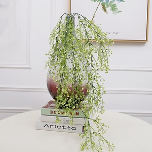 Decoración del hogar Decoración de pared verde Plantas colgantes de pared Plantas artificiales Hojas de follaje artificial Vid <span class=keywords><strong>Greeny</strong></span> - Product Image 3