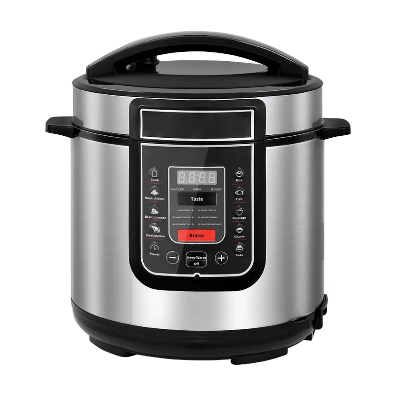 Multifunction Porridge Soup Canner Instapot Aluminum Rice Cooker Stainless Steel Microwave Electric Pressure Cooker Manufacturer