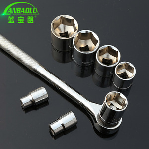 Chrome Vanadium Steel <b>Socket</b> Wrench Set 32 Piece For Auto Repair And Mechanical Maintenance - Product Image 4