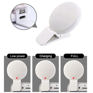 Anillo de luz para selfie, lente de teléfono móvil, anillo de lámpara LED para <span class=keywords><strong>iPhone</strong></span>, accesorios de luz con clip para selfie - Product Image 5