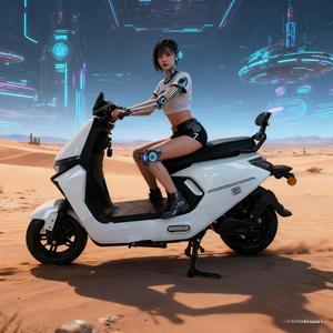 Moto à moteur central, vitesse maximale 160 km/h et autonomie 300 km - Product Image 2