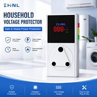 Protecteur de tension domestique d'affichage électronique réglable de 230V 16A pour le réfrigérateur de climatiseur avec la Protection de surintensité